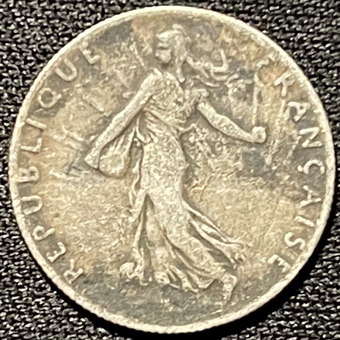 紫瑗钱币——第251期拍卖 法国 1904年 播种女神 50分 2.5克 0.835银