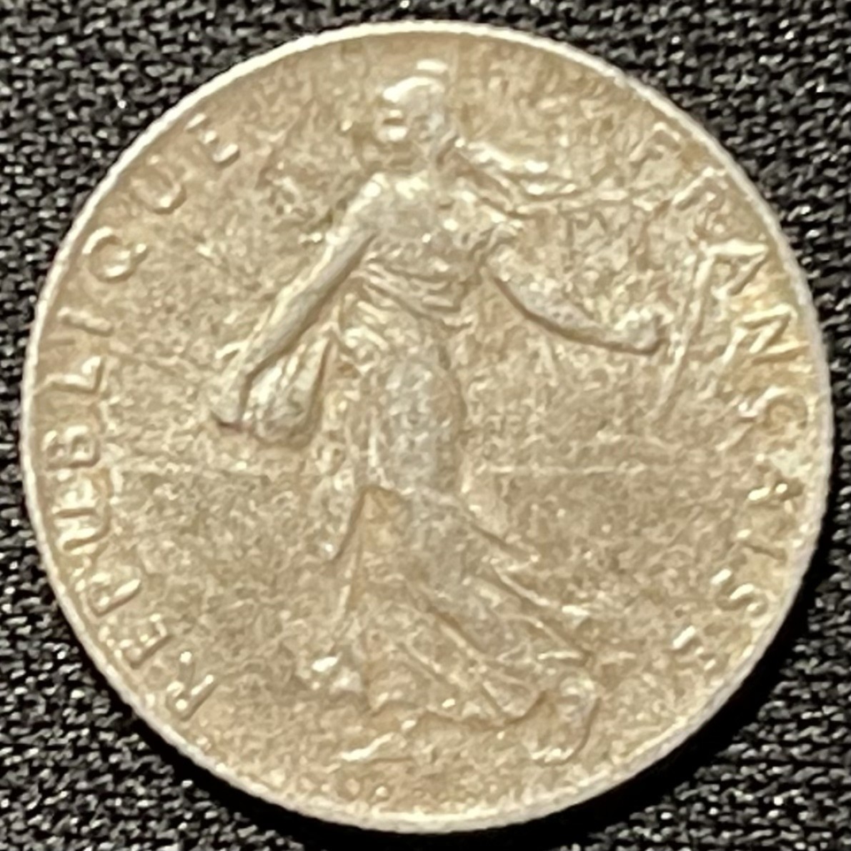 紫瑗钱币——第251期拍卖 法国 1919年 播种女神 50分 2.5克 0.835银