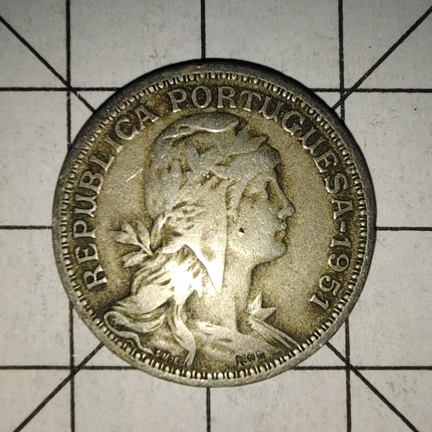 收藏之家世界硬币（捡漏，无押金，无佣金，全场满20包邮，偏远地区除外） 葡萄牙50分1951年