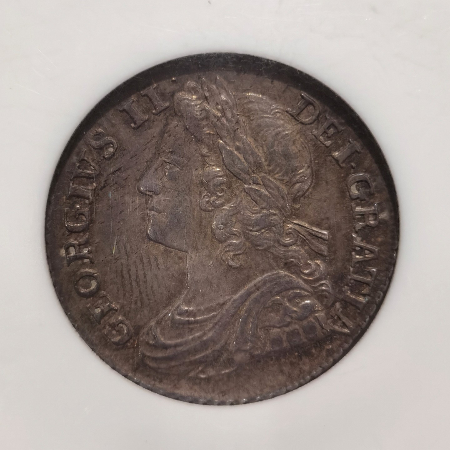 兔年首拍——博洋堂世界钱币拍卖第014期（全场包邮） NGC MS63 1739年英国乔治二世玫瑰1先令 稀少 人像面满包浆 背边缘可见底板镜面效果 爱不释手的一枚