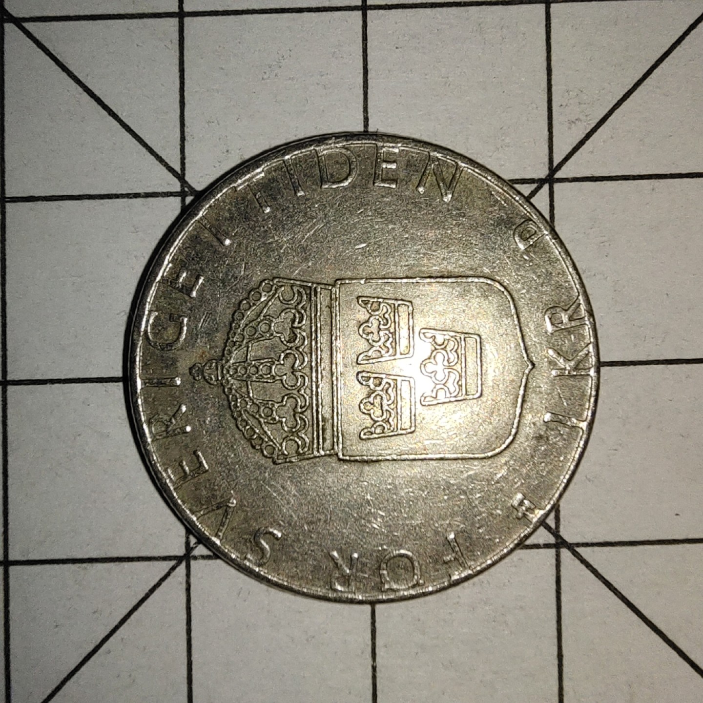 收藏之家世界硬币（捡漏，无押金，无佣金，全场满20包邮，偏远地区除外） 瑞典1克朗1989年