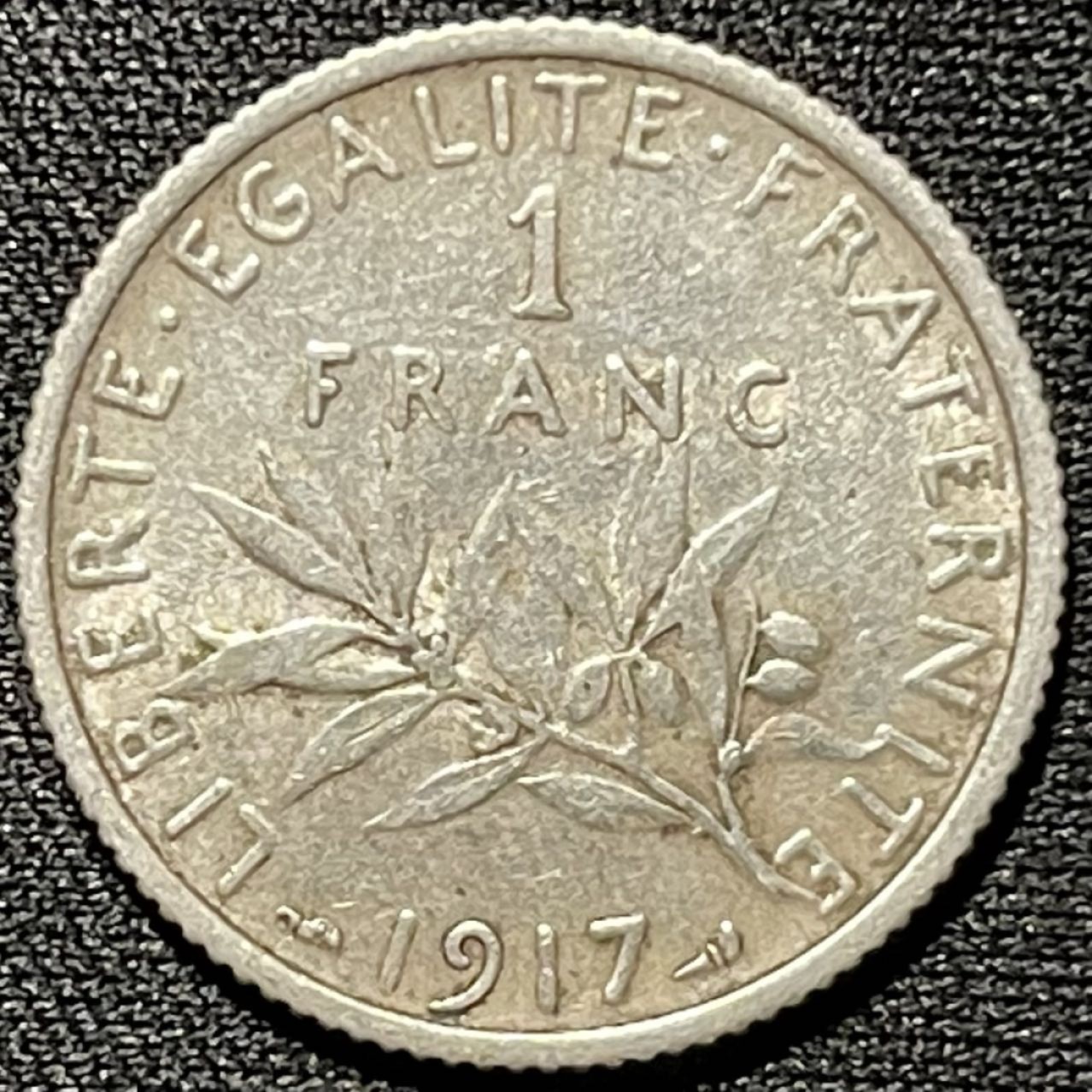 紫瑗钱币——第251期拍卖 法国 1915年 播种女神 1法郎 5克 0.835银 