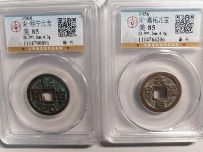 评级币专场 - 熙宁嘉祐各一枚