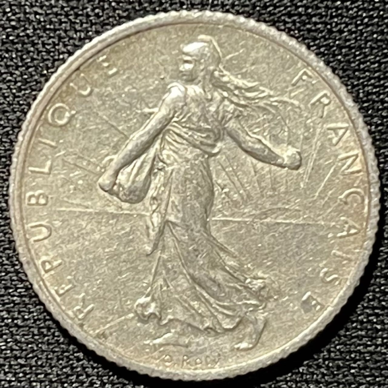 紫瑗钱币——第251期拍卖 法国 1916年 播种女神 1法郎 5克 0.835银 UNC