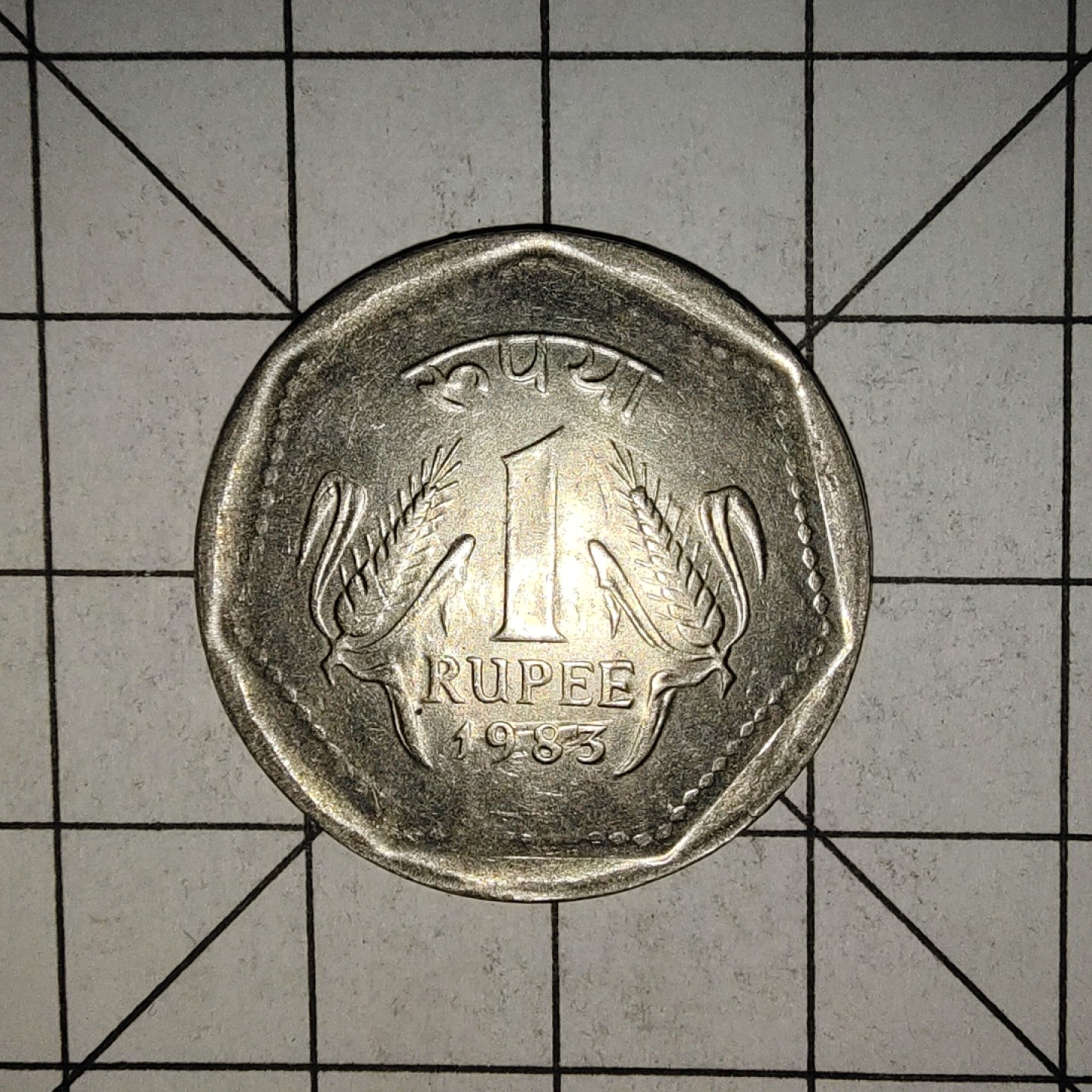 收藏之家世界硬币（捡漏，无押金，无佣金，全场满20包邮，偏远地区除外） 印度1卢比1983年