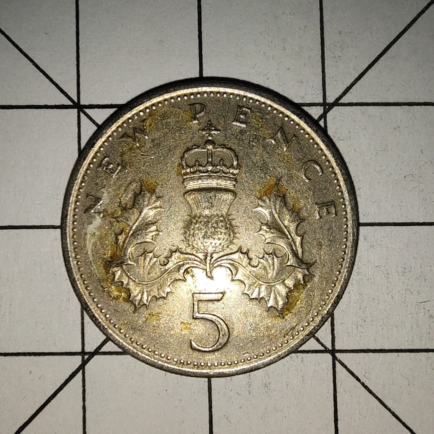 收藏之家世界硬币（捡漏，无押金，无佣金，全场满20包邮，偏远地区除外） 英国5便士1975年