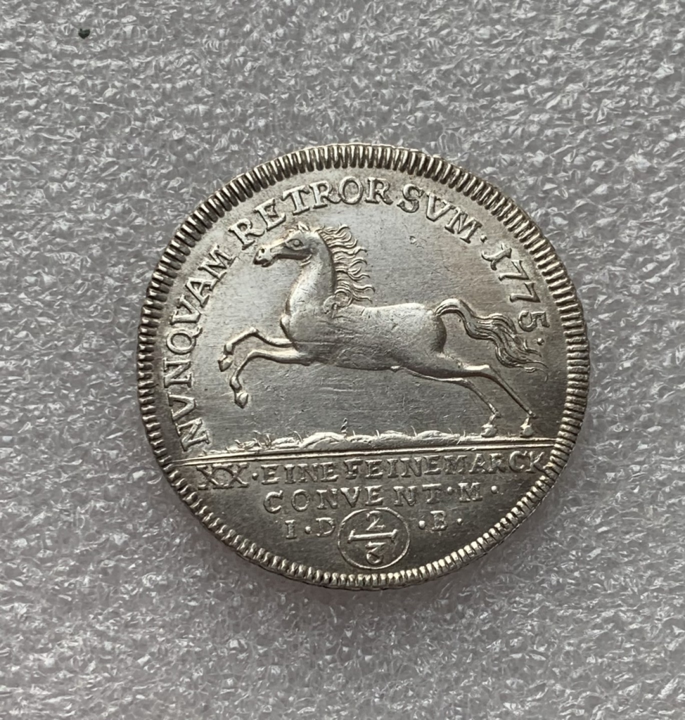 瓶子🏺第77期拍卖会 神圣罗马帝国1775年布伦瑞克-沃尔芬比特尔亲王2/3泰勒银币