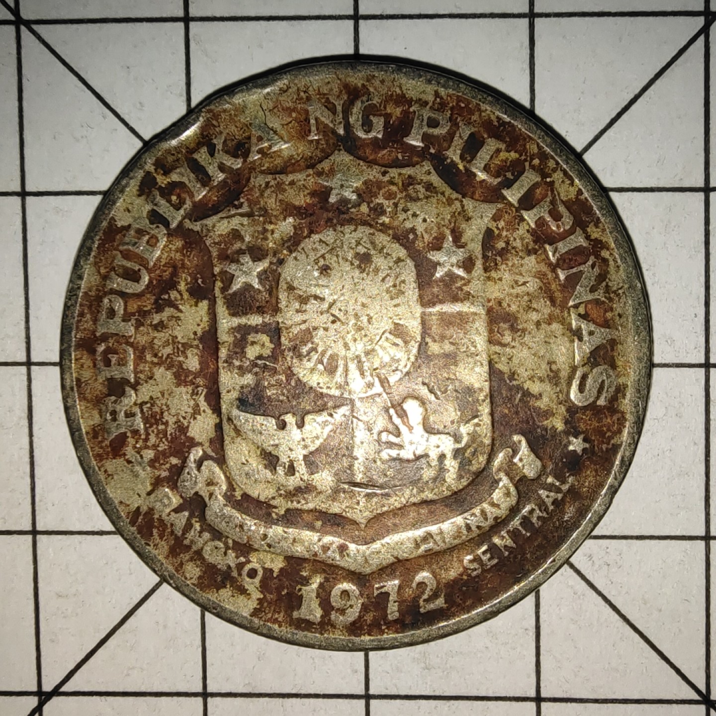 收藏之家世界硬币（捡漏，无押金，无佣金，全场满20包邮，偏远地区除外） 菲律宾1比索1972年