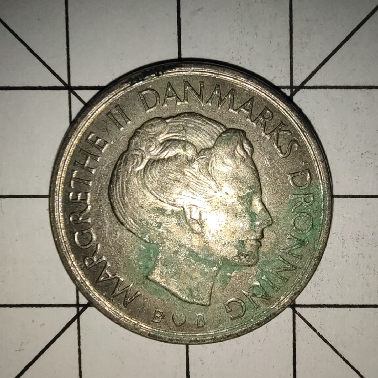 收藏之家世界硬币（捡漏，无押金，无佣金，全场满20包邮，偏远地区除外） 丹麦1克朗玛格丽特1979年