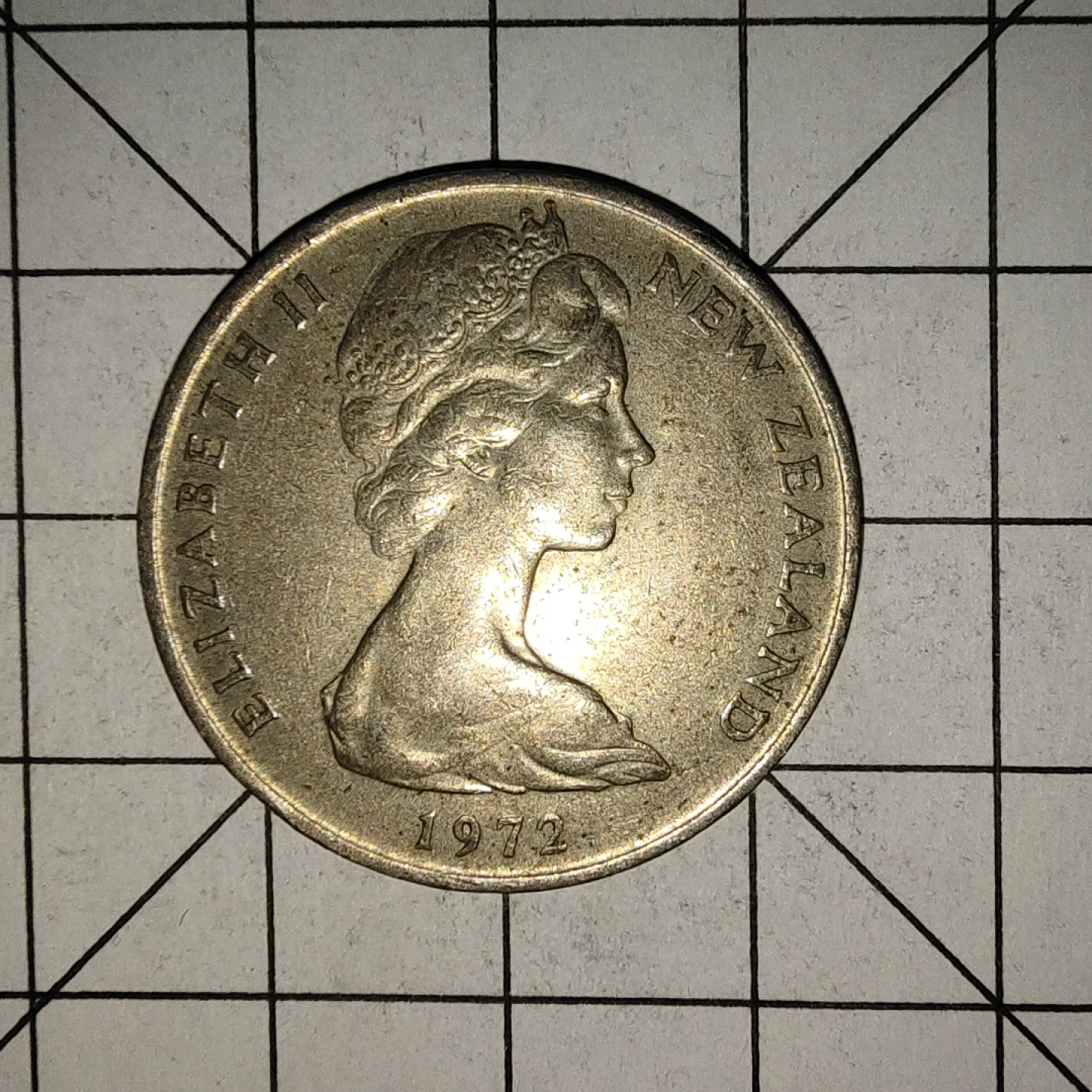 收藏之家世界硬币（捡漏，无押金，无佣金，全场满20包邮，偏远地区除外） 新西兰20分几唯鸟1972年