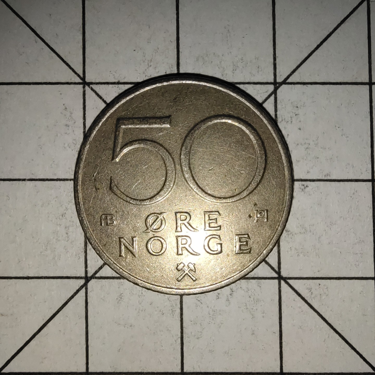 收藏之家世界硬币（捡漏，无押金，无佣金，全场满20包邮，偏远地区除外） 挪威50欧尔1979年