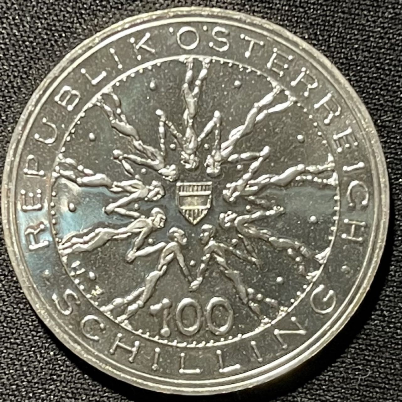 紫瑗钱币——第264期拍卖 奥地利 1978年 迪恩克鲁特战役700周年 100先令 24克 0.64银 精制