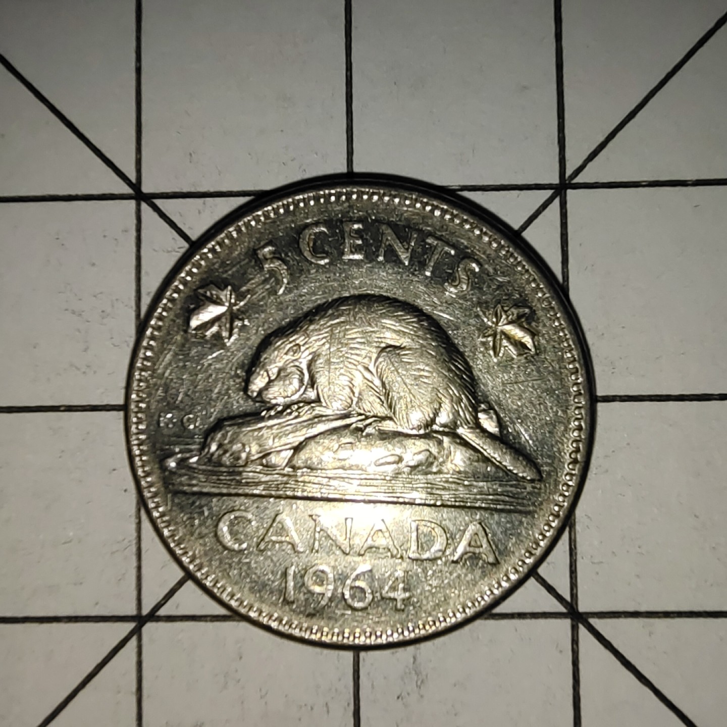 收藏之家世界硬币新年新场（捡漏，无押金，无佣金，全场满20包邮，偏远地区除外） 加拿大5分1964年