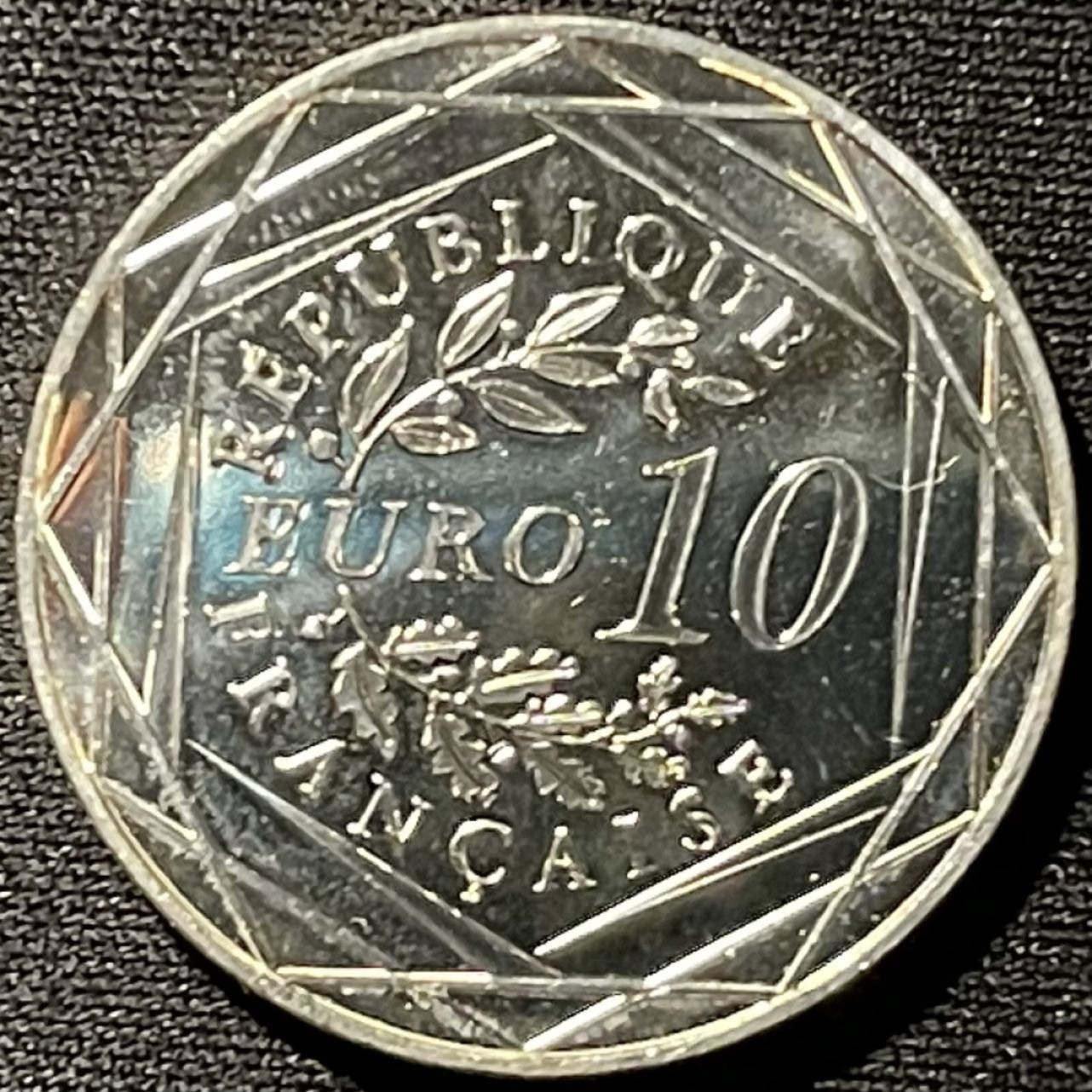 紫瑗钱币——第267期拍卖 法国 2015年 大公鸡 10欧元 17克 0.9银 UNC