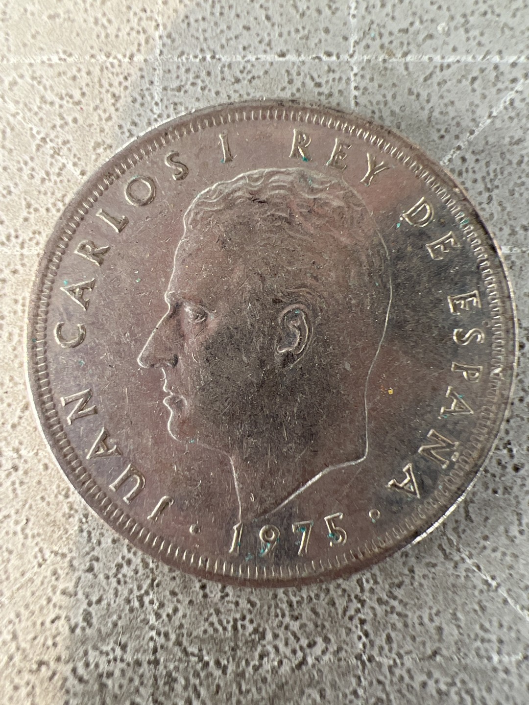 泡泡堂第282期  世界硬币 （无押金，捡漏，全场20包邮，偏远地区除外，接收代拍业务） 西班牙1975年5比塞塔