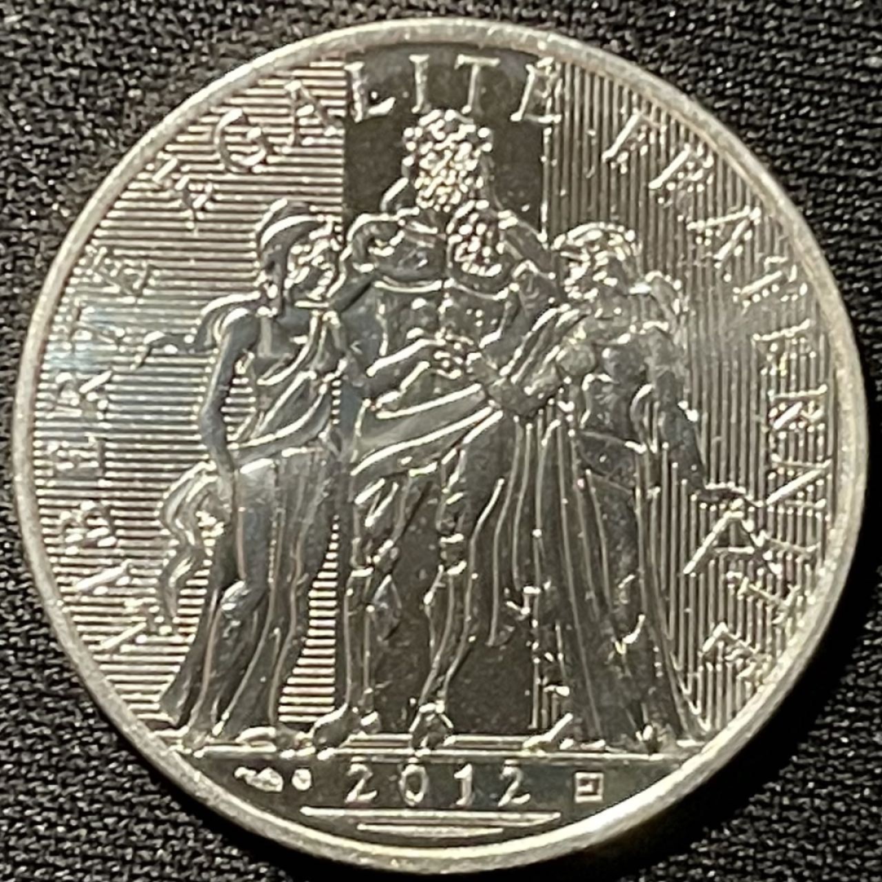 紫瑗钱币——第267期拍卖 法国 2012年 大力神 10欧元 10克 0.9银 UNC