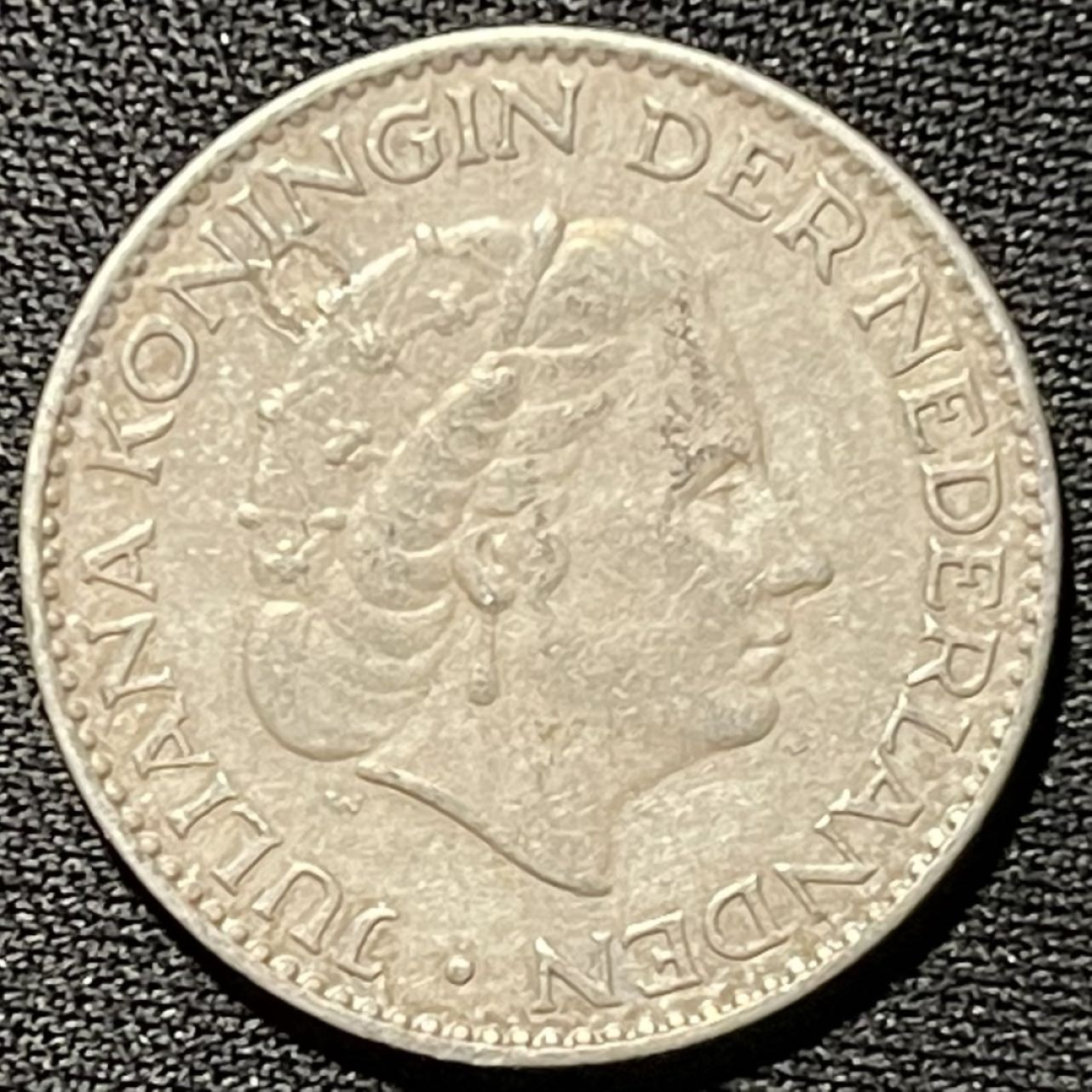 紫瑗钱币——第264期拍卖 荷兰 1957年 朱丽安娜 1盾 6.5克 0.72银