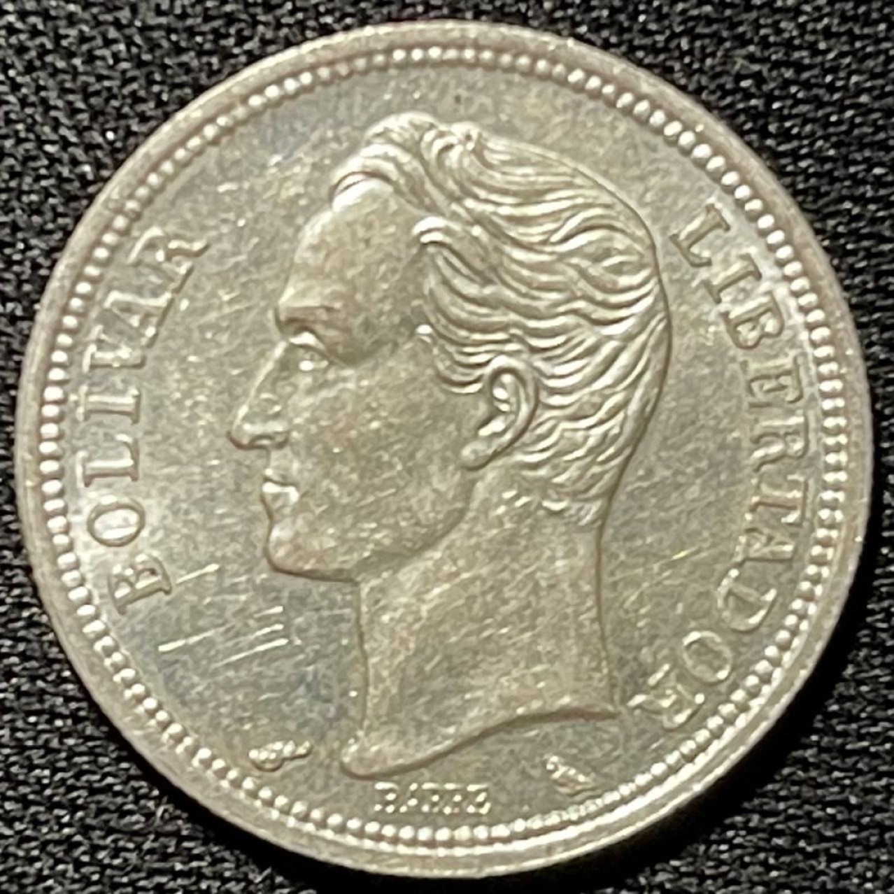 紫瑗钱币——第264期拍卖 委内瑞拉 1965年 1玻利瓦尔 5克 0.835银 UNC