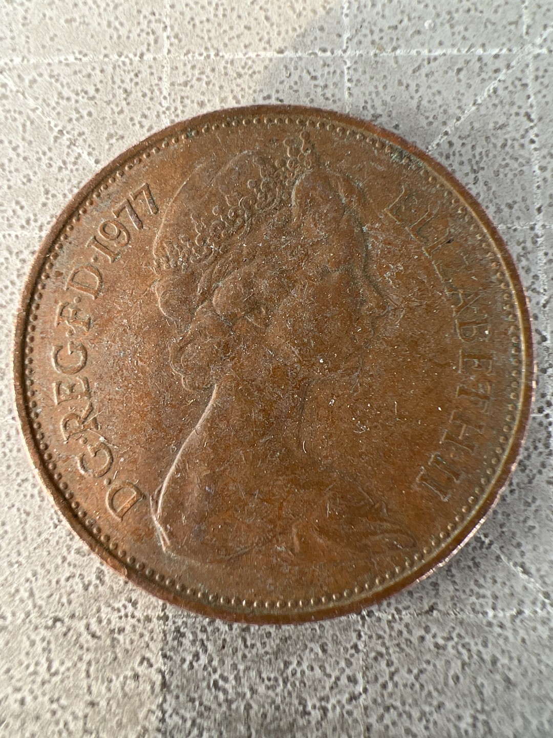 泡泡堂第225期  世界硬币邮票 （无押金，无佣金，捡漏，全场20包邮，偏远地区除外） 英国2便士1977年