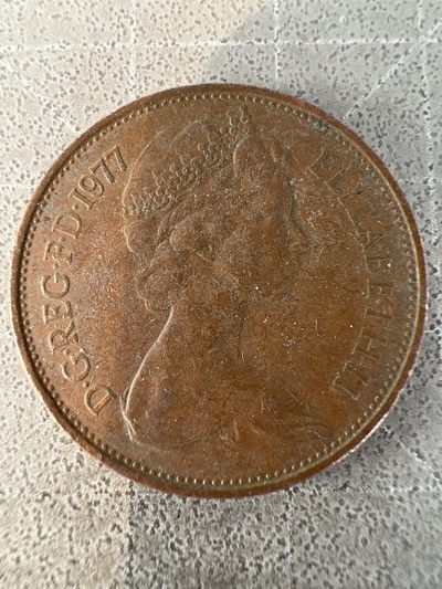 泡泡堂第225期  世界硬币邮票 （无押金，无佣金，捡漏，全场20包邮，偏远地区除外） - 英国2便士1977年