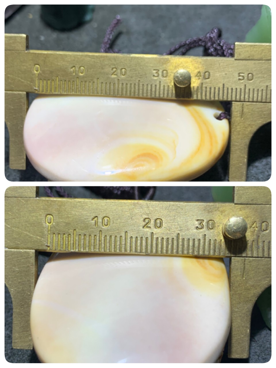 精美戈壁彩玉雕刻如意貔貅吊坠一个！