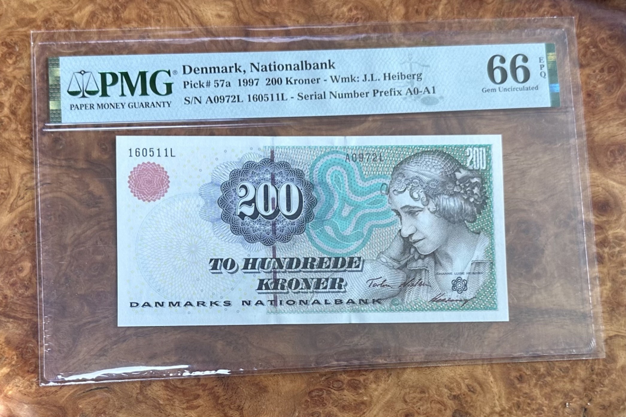 Chase Auction 第16期 - - 外钞、民国钞和一版人民币混合场！ 1997年丹麦200克朗！