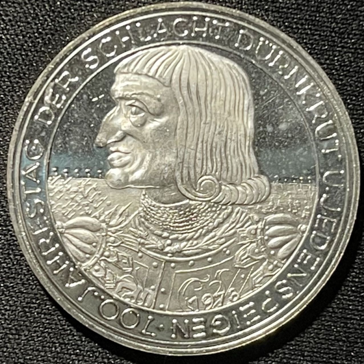 紫瑗钱币——第264期拍卖 奥地利 1978年 迪恩克鲁特战役700周年 100先令 24克 0.64银 精制