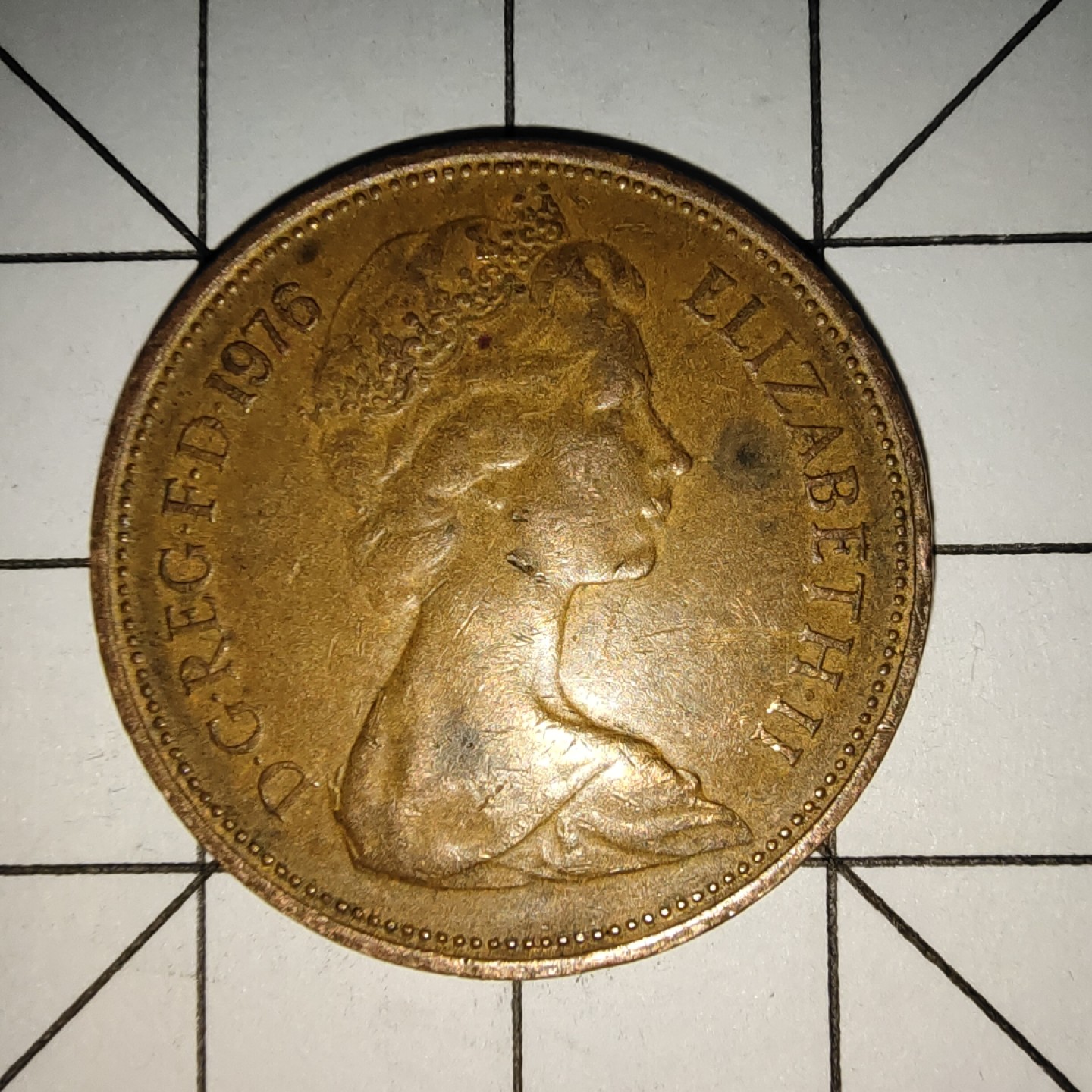 收藏之家世界硬币新年新场（捡漏，无押金，无佣金，全场满20包邮，偏远地区除外） 英国2便士1976年