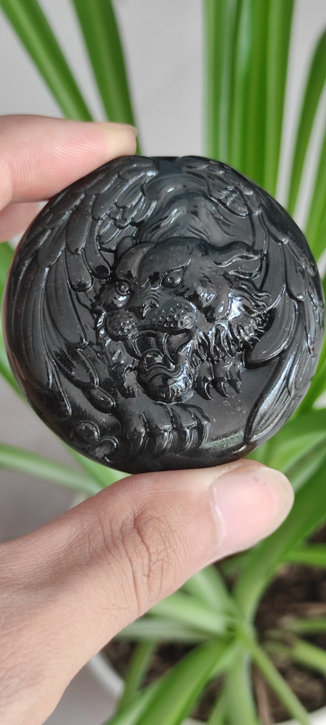 精品玉虎牌飞天老虎牌子一飞冲天一物一图送礼佳品喜欢直接下单