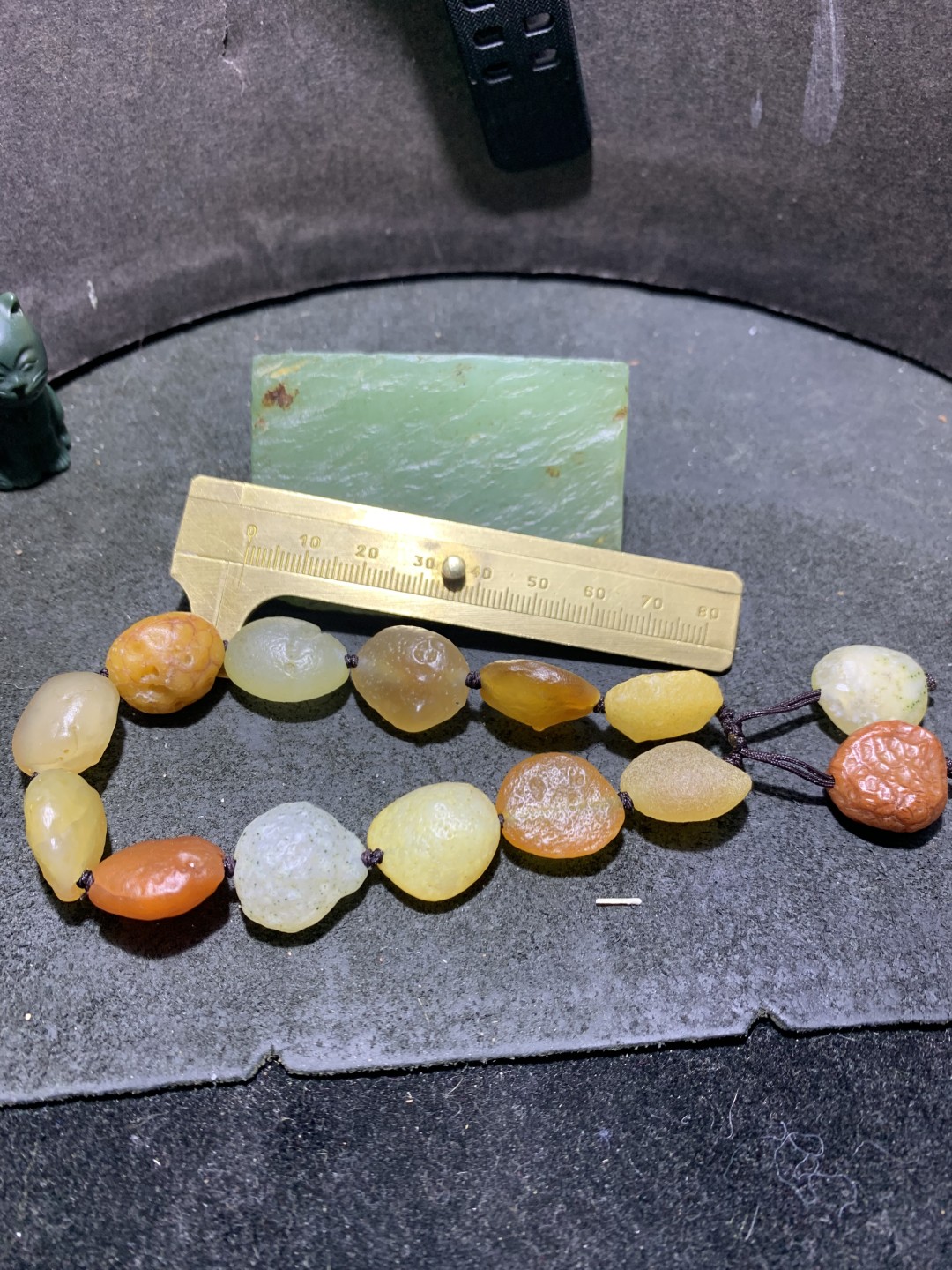 放一条福利！精美天然戈壁阿拉善玛瑙大颗粒原石编织手串一条，