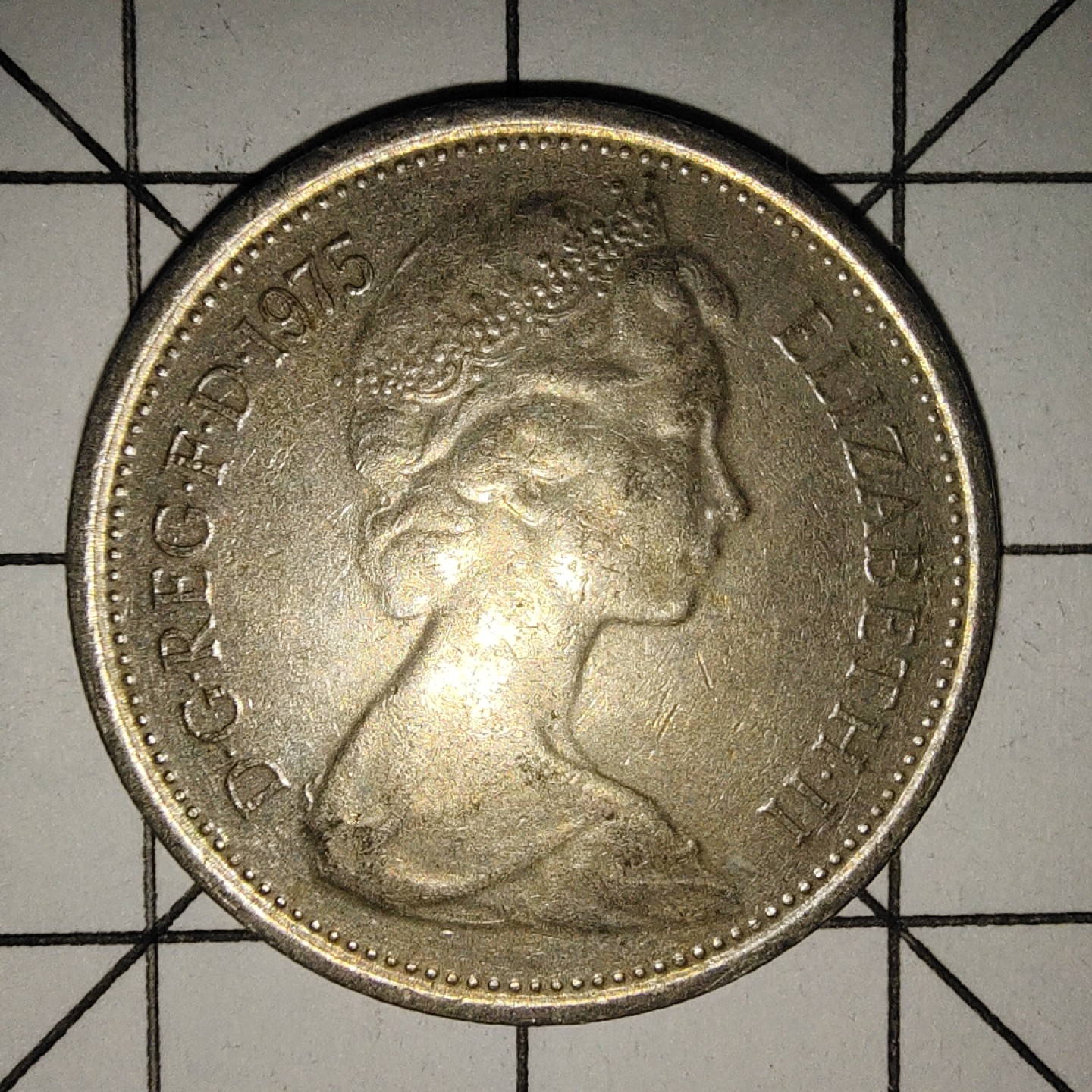 收藏之家世界硬币新年场(捡漏，无押金，无佣金，全场满20包邮，偏远地区除外) 英国5便士1975年