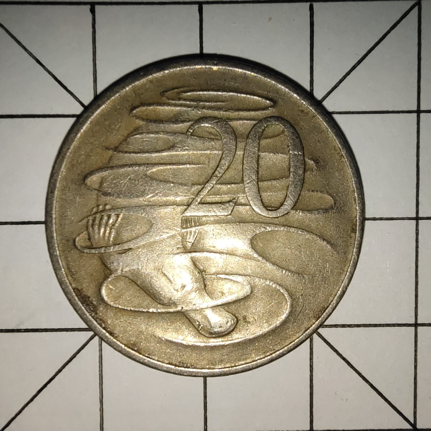 收藏之家世界硬币新年场(捡漏，无押金，无佣金，全场满20包邮，偏远地区除外) 澳大利亚20分镍铜大硬币1968年