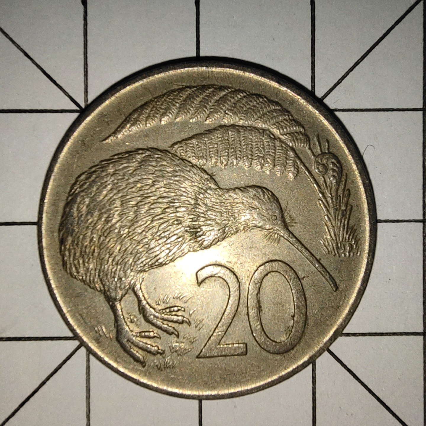 收藏之家世界硬币新年场(捡漏，无押金，无佣金，全场满20包邮，偏远地区除外) 新西兰20分1972年