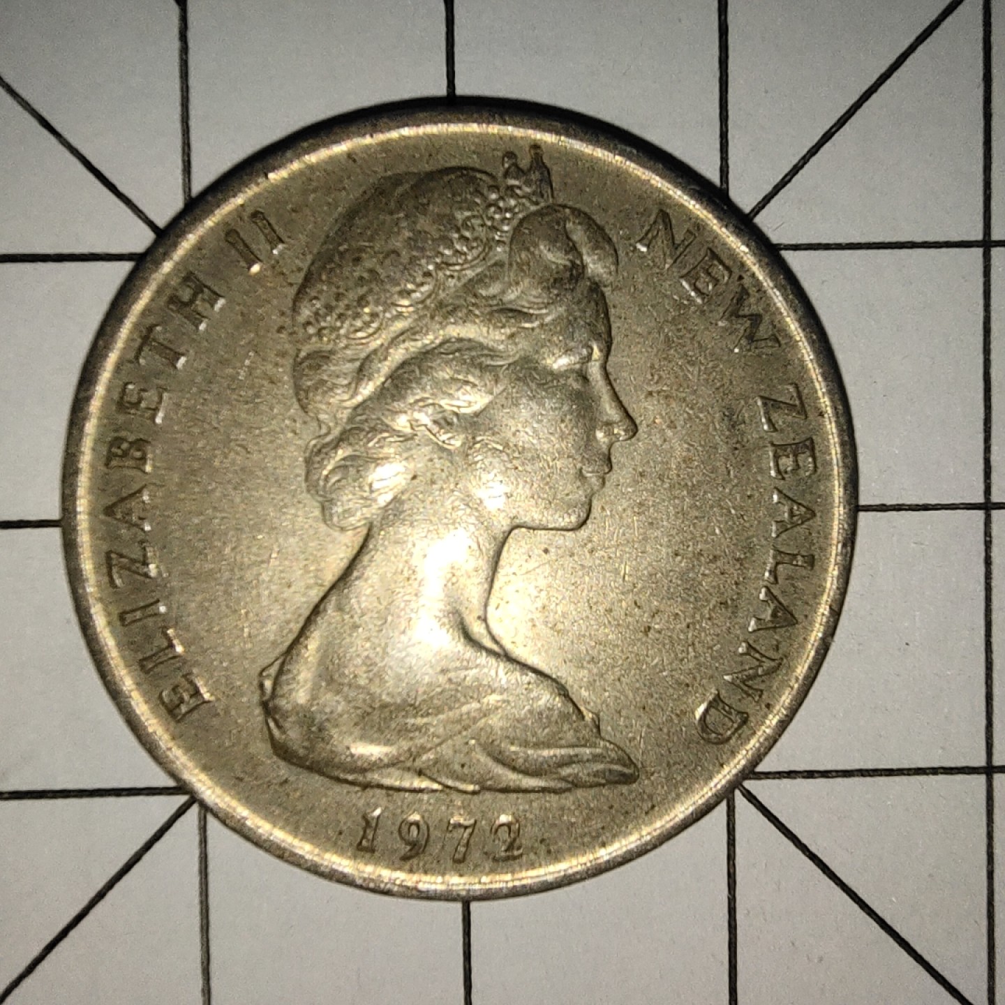 收藏之家世界硬币新年场(捡漏，无押金，无佣金，全场满20包邮，偏远地区除外) 新西兰20分1972年