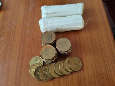 2013满洲里首场拍卖苏俄币章 - 俄罗斯10卢布硬币100个 通货