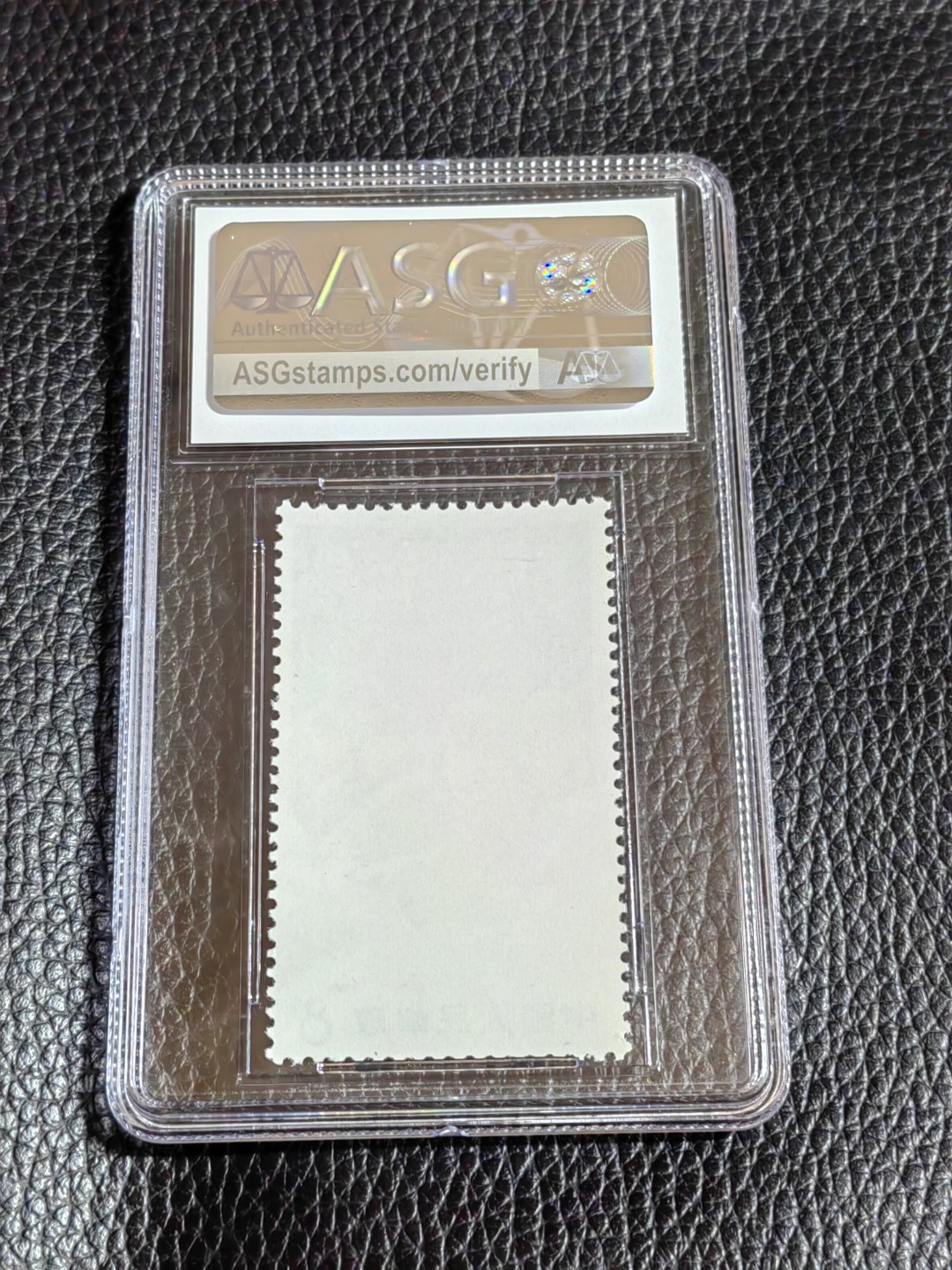 洪涛臻品批发群  精选邮票限时拍卖第一百六十七期 文18  8分卧雪新  ASG85OG，次筋，版撕全品送评，最严格时期出分，票状态极佳，可以砸壳搏90，95高分，末图上品裸票价格做参考，注意捡漏