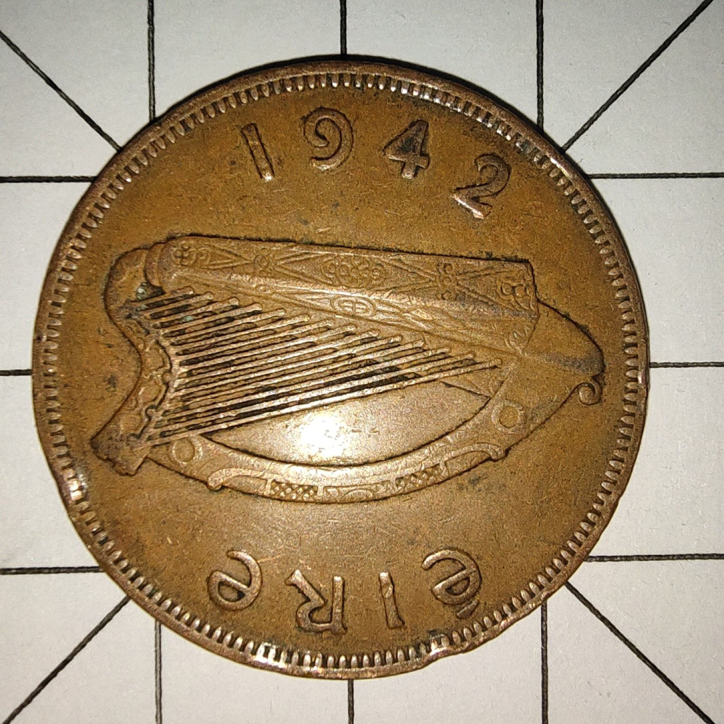 收藏之家世界硬币新年场(捡漏，无押金，无佣金，全场满20包邮，偏远地区除外) 爱尔兰1便士1942年