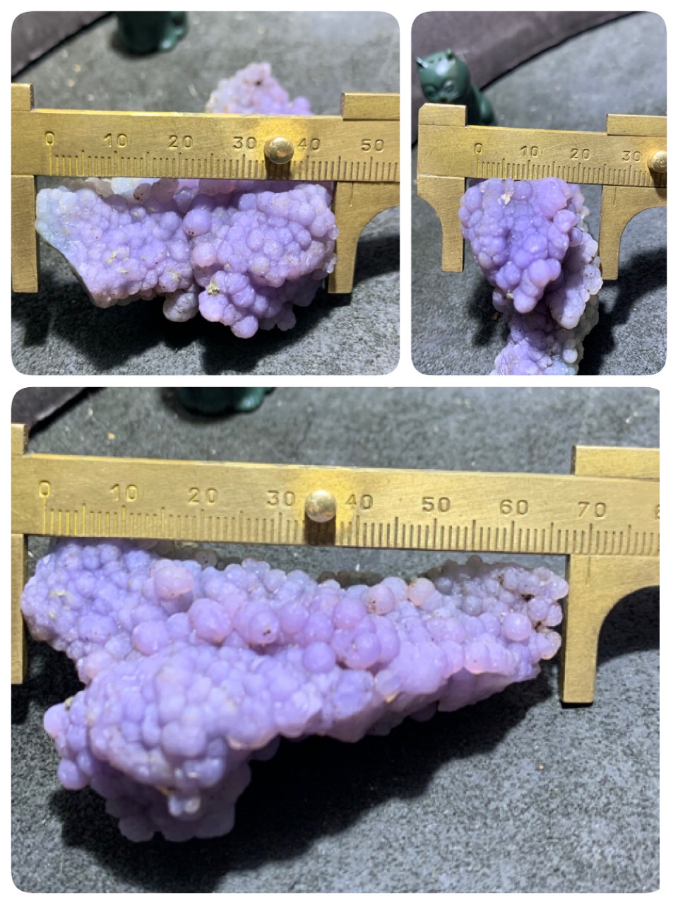 精美印尼双色葡萄玛瑙原石一个 ，