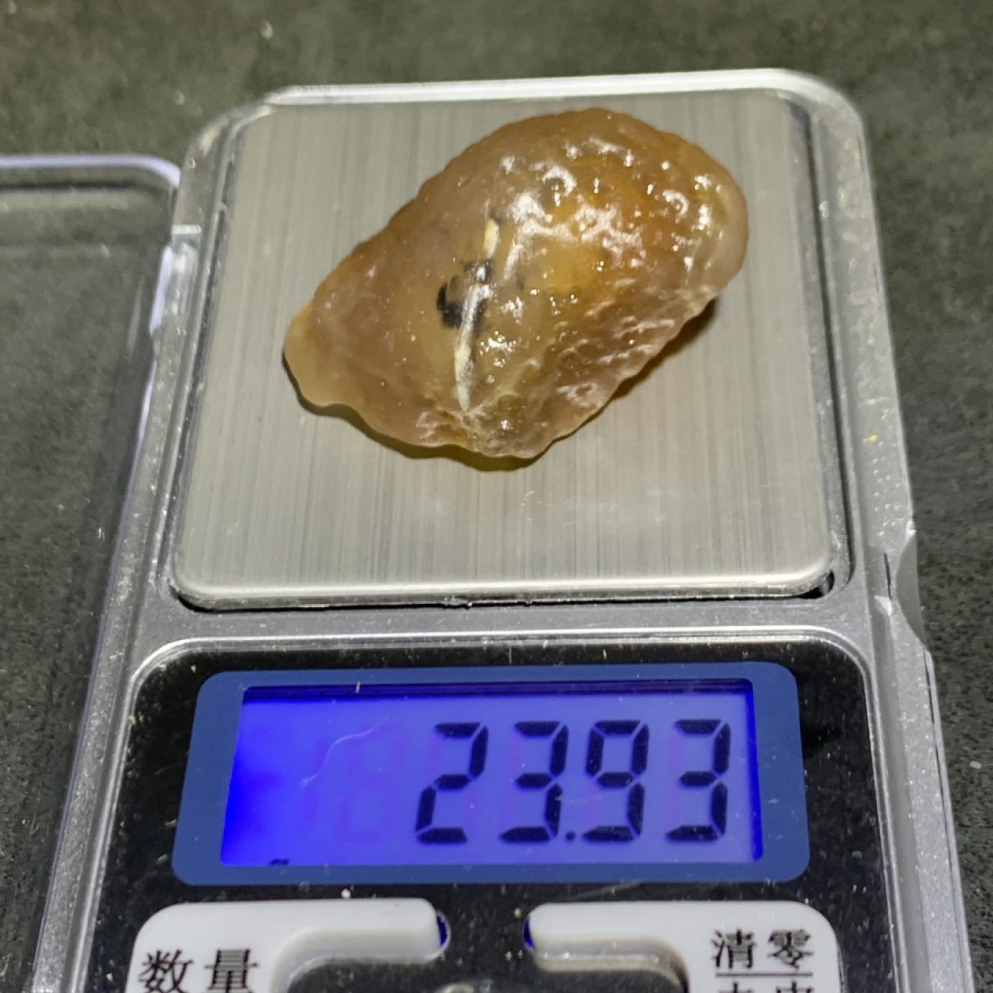 放福利！精美天然戈壁糖心玛瑙原石一颗，