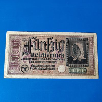 王之爱好～外国纸币 - 1939-1945年，50马克，德国纸币