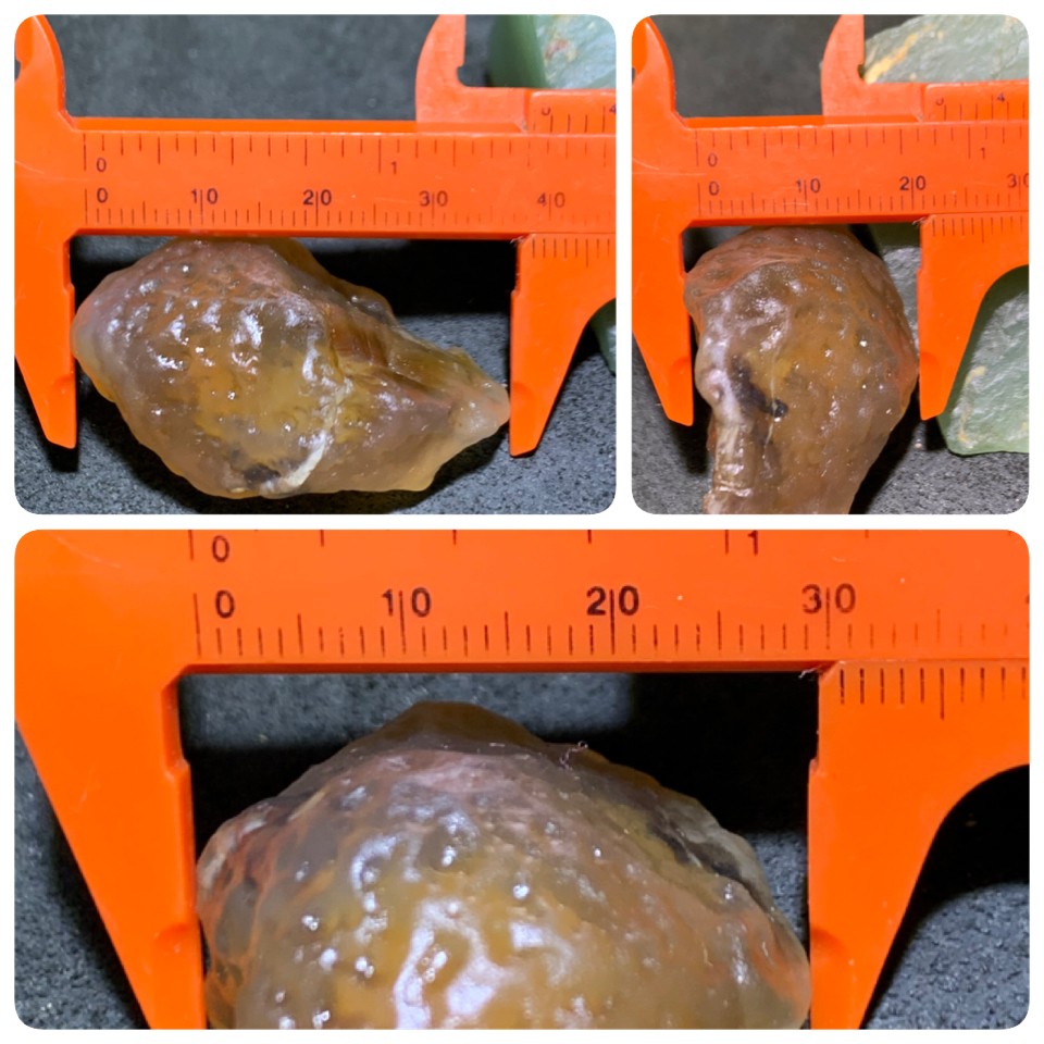 放福利！精美天然戈壁糖心玛瑙原石一颗，