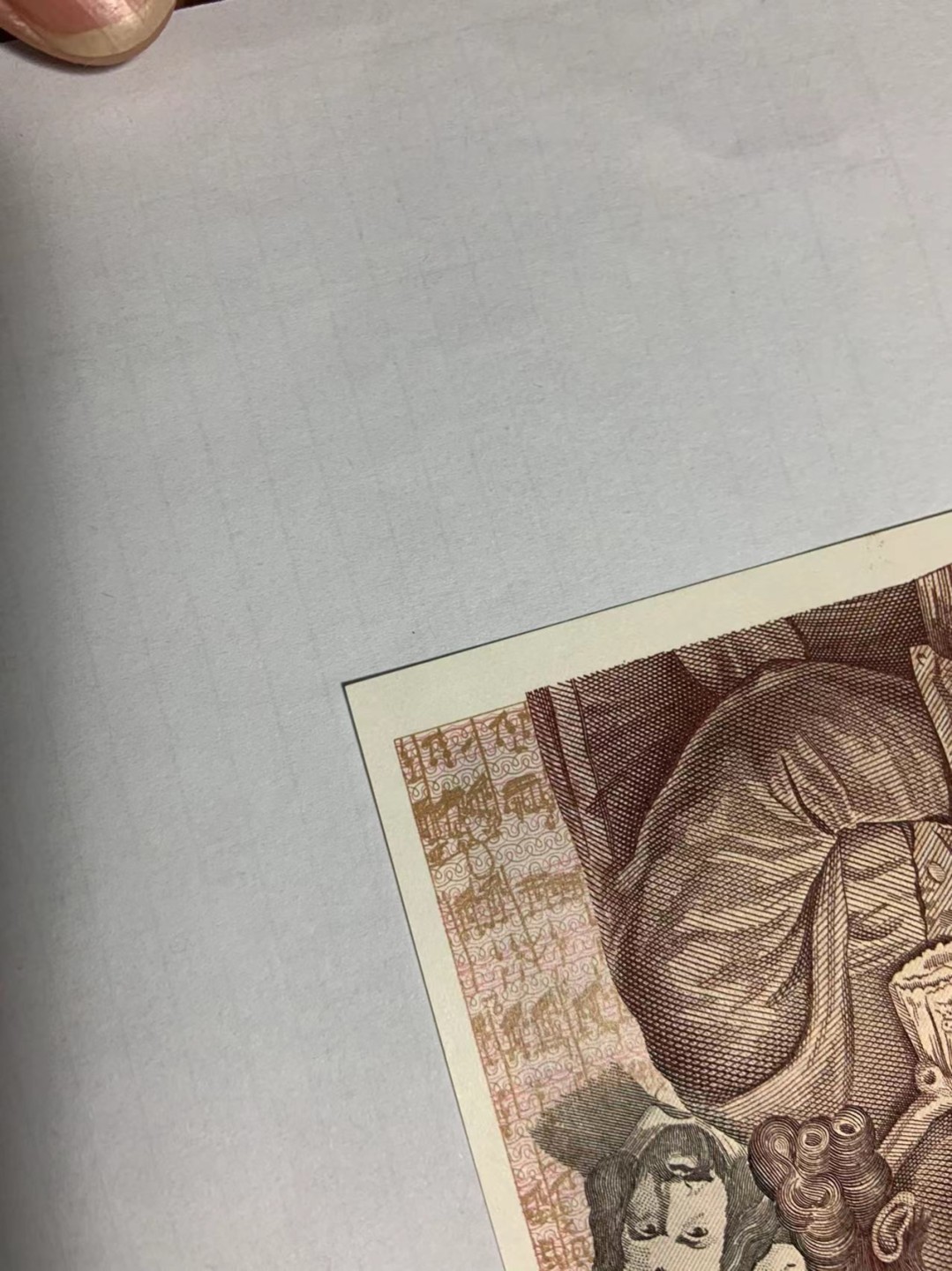 收藏联盟Quantum Auction 第229期拍卖 已更新 爱尔兰1991年50镑 品相全新UNC 盲人弹琴 最高面值 背面上方有轻微的拖墨