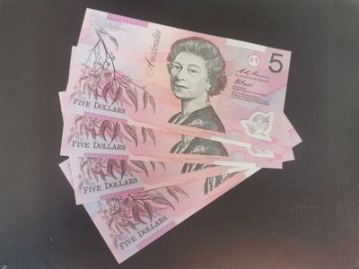 1995年 澳大利亚塑料钞5元 深色版首发年份 全新UNC 单价 - 1995年 澳大利亚塑料钞5元 深色版首发年份 全新UNC 单价