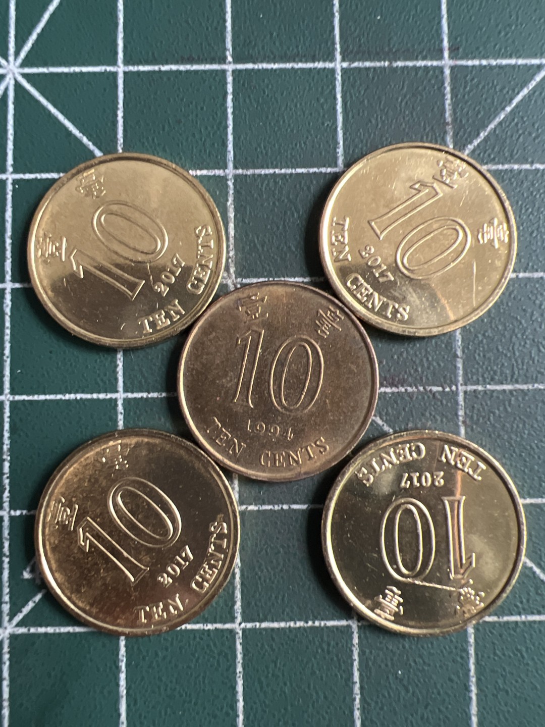 泡泡堂第285期  世界硬币 （无押金，捡漏，全场20包邮，偏远地区除外，接收代拍业务） 香港一毫五个