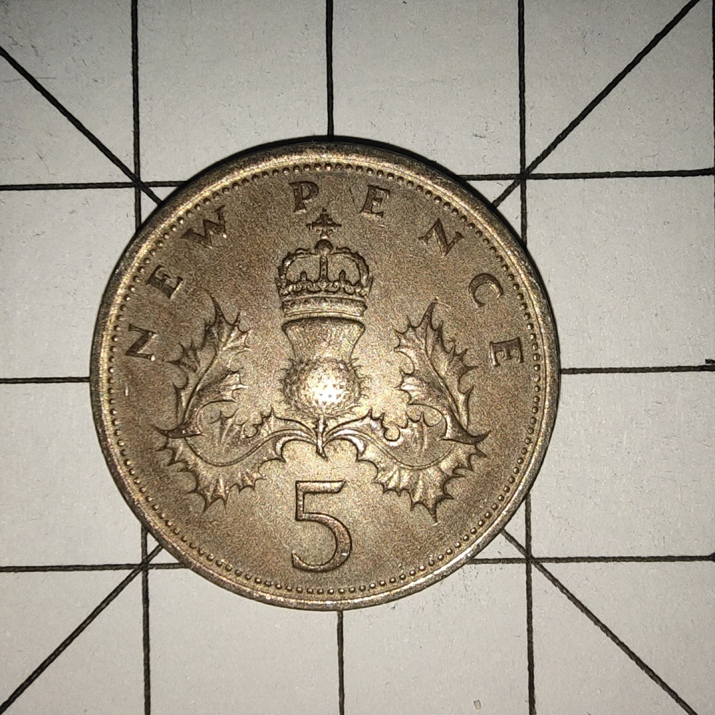 收藏之家世界硬币新年场(捡漏，无押金，无佣金，全场满20包邮，偏远地区除外) 英国5便士1975年