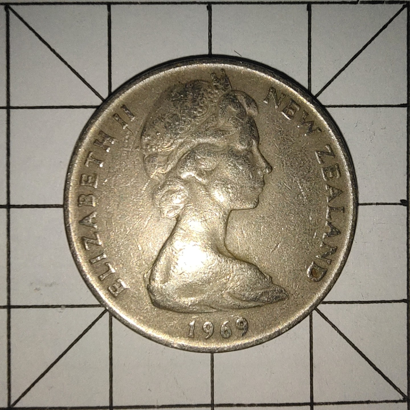 收藏之家世界硬币新年场(捡漏，无押金，无佣金，全场满20包邮，偏远地区除外) 新西兰20分1969年