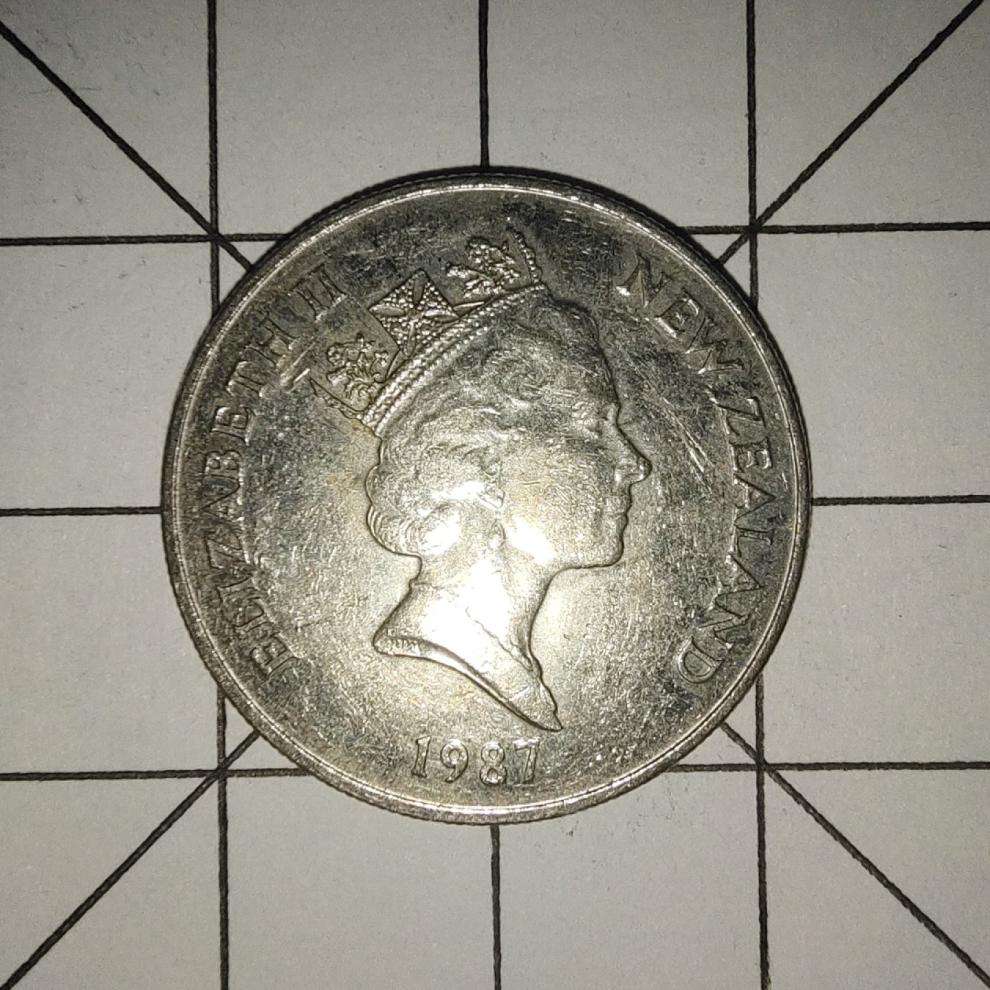 收藏之家世界硬币新年场(捡漏，无押金，无佣金，全场满20包邮，偏远地区除外) 新西兰10分1987年