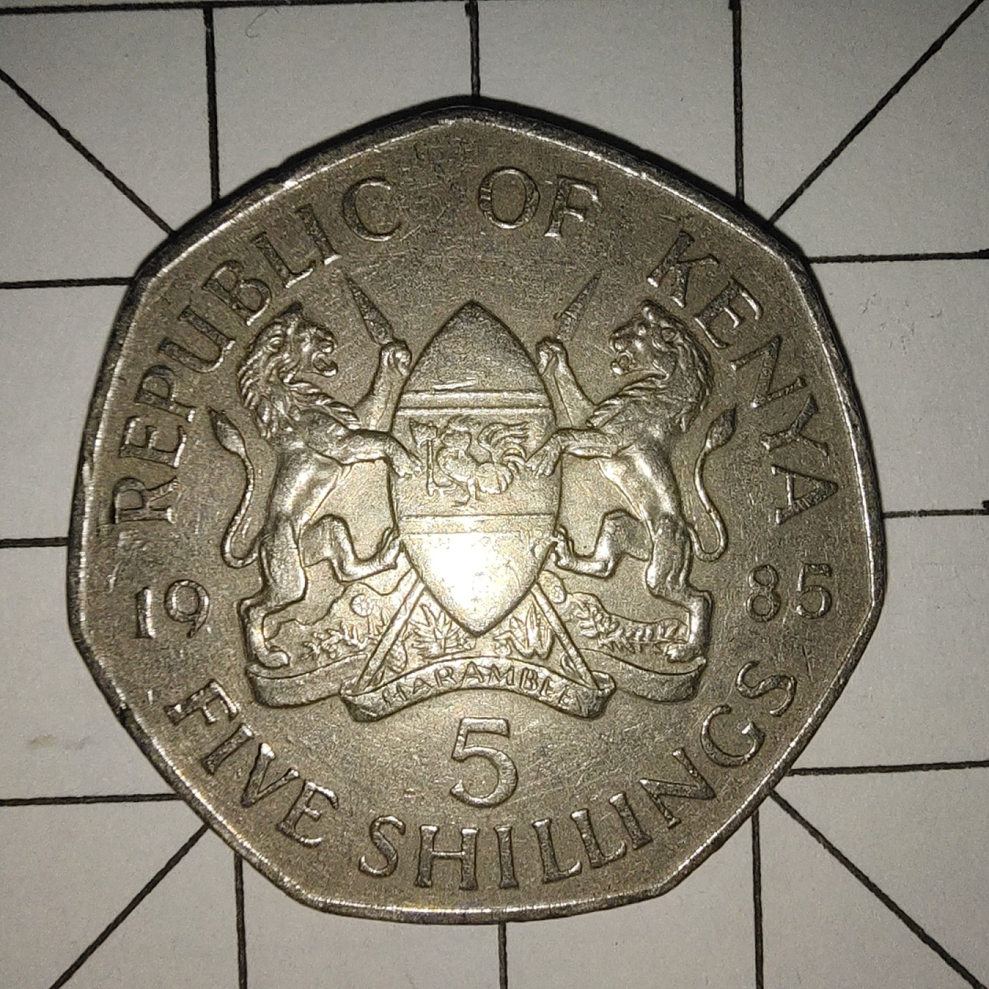 收藏之家世界硬币新年场(捡漏，无押金，无佣金，全场满20包邮，偏远地区除外) 肯尼亚5分1985年