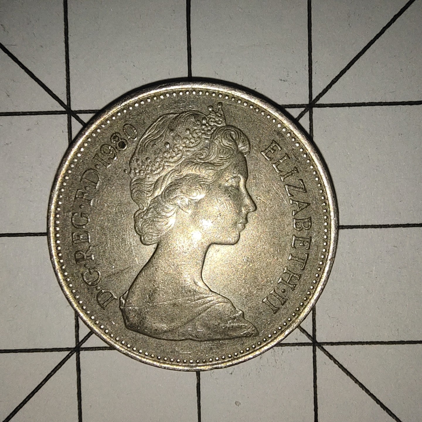 收藏之家世界硬币新年场(捡漏，无押金，无佣金，全场满20包邮，偏远地区除外) 英国5便士1980年