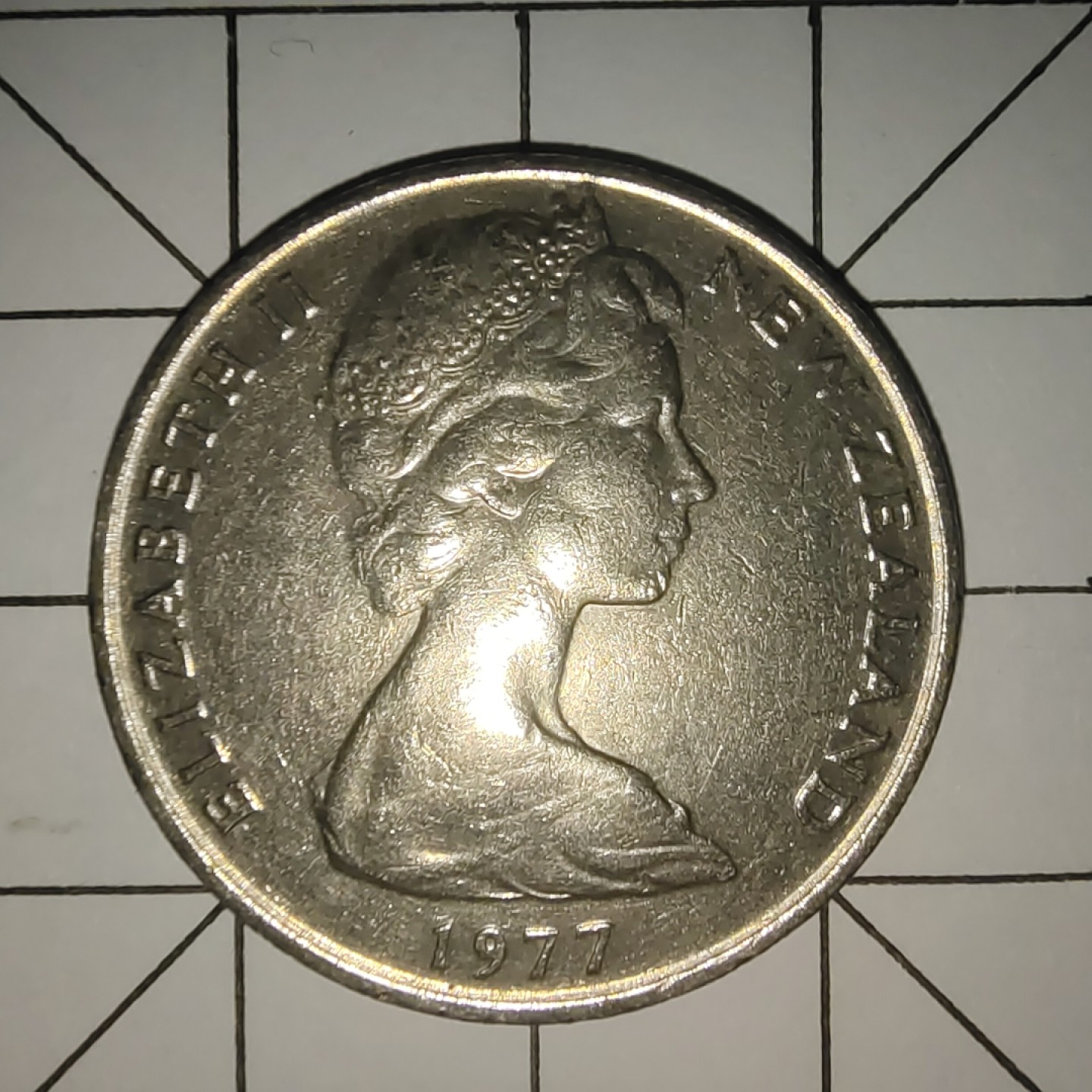 收藏之家世界硬币新年场(捡漏，无押金，无佣金，全场满20包邮，偏远地区除外) 新西兰20分1977年